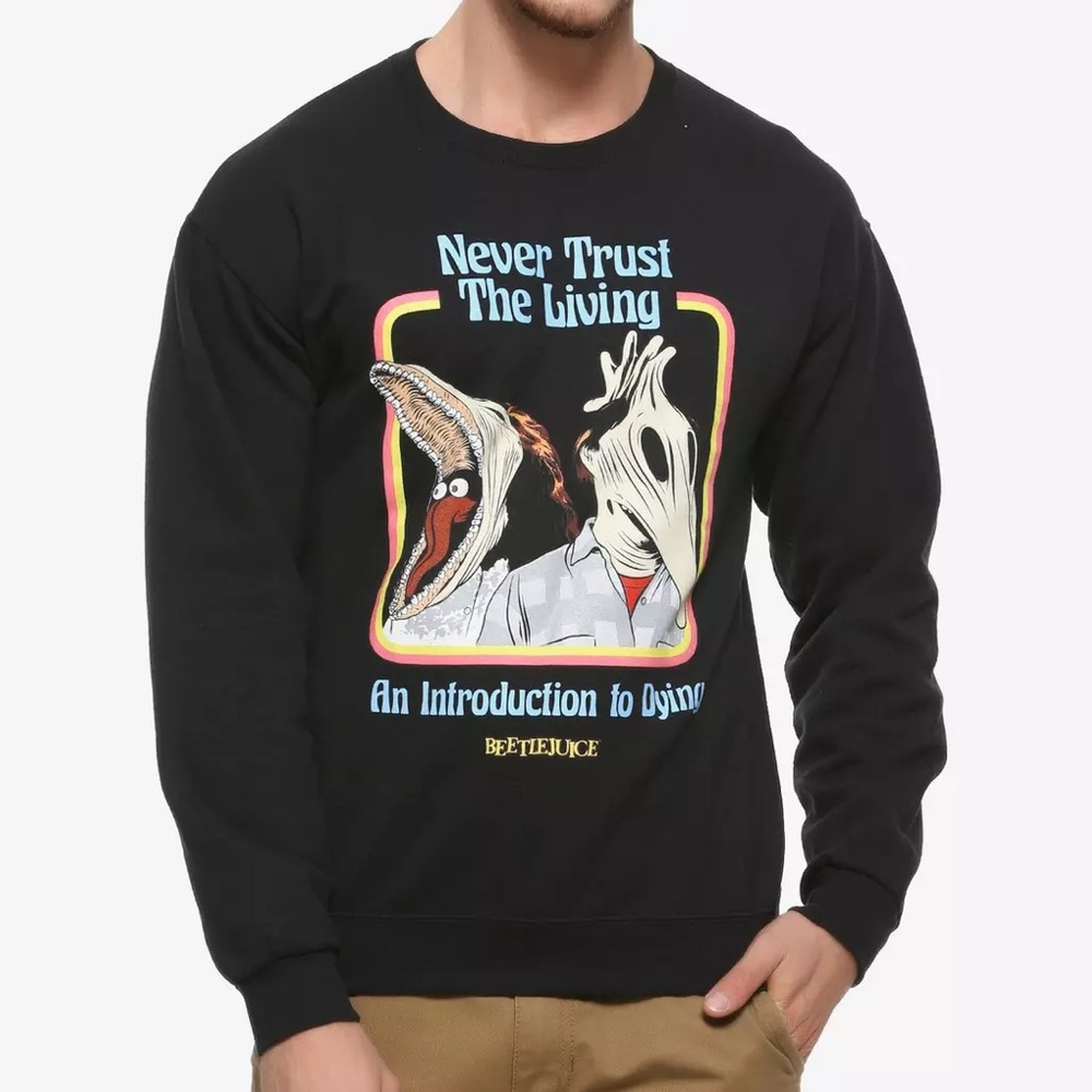 Beetlejuice Scary Maitlands Crewneck